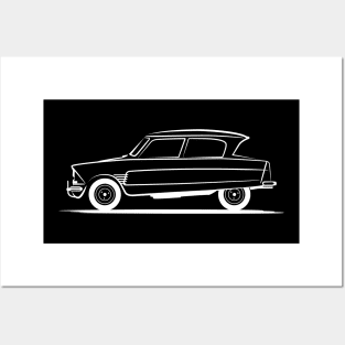 Citroen Ami 6, Ami 8 White Posters and Art